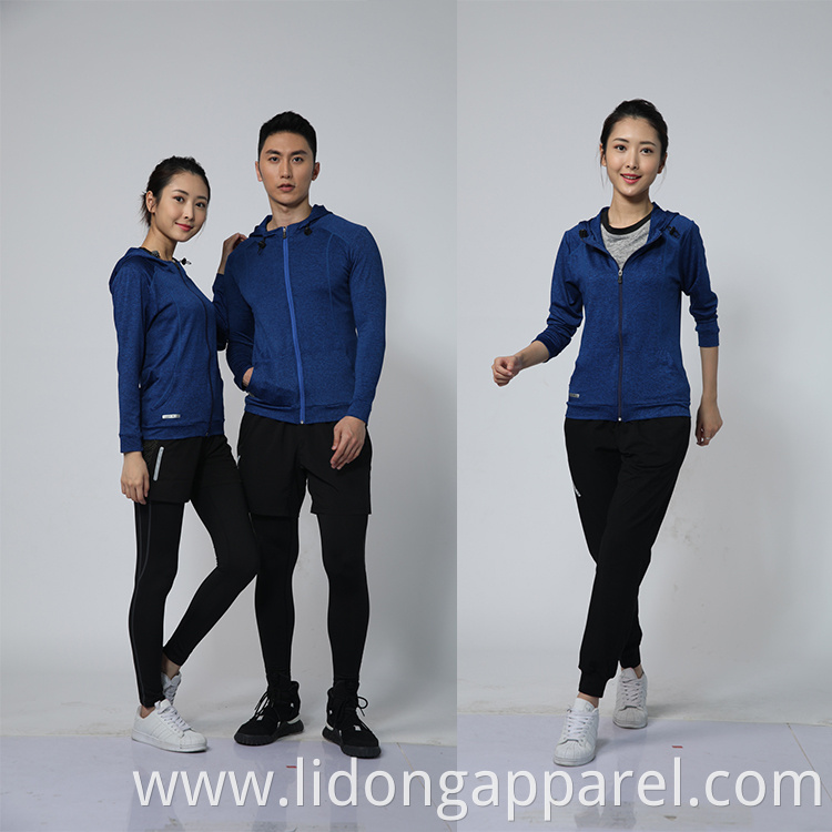 2021 LiDong wholesale men custom plain track suits high quality sports training tracksuit